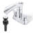 Centerset 2-Handle Waterful Bathroom Sink Faucet with Drain Assembly-98534424