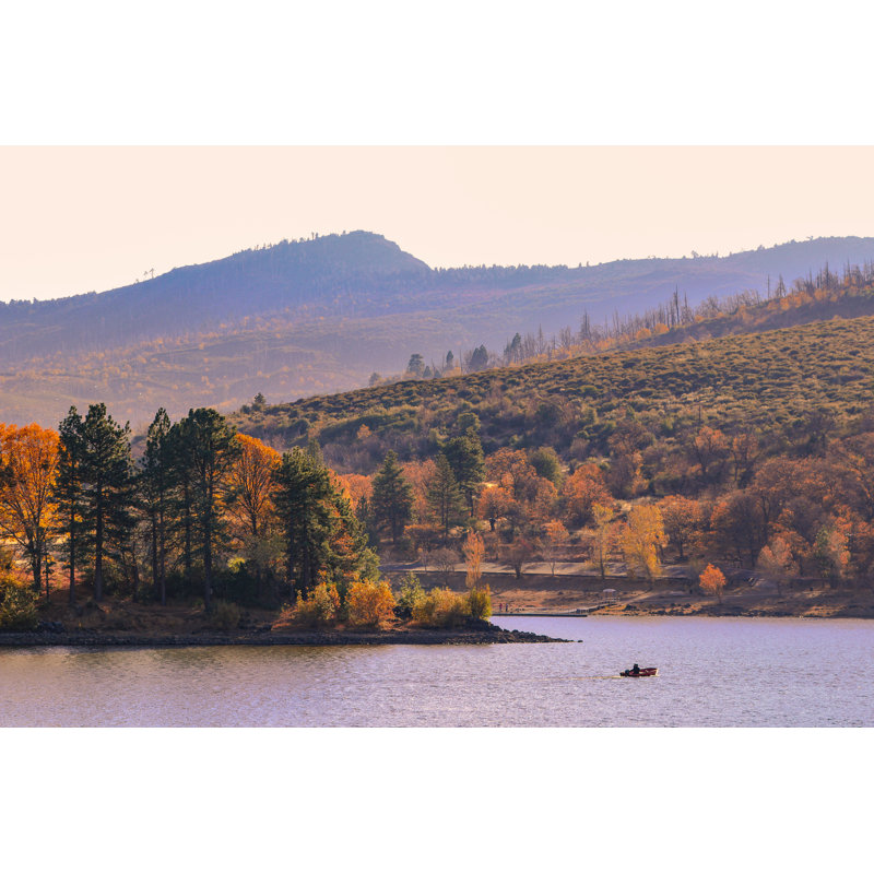 Coucher de soleil sur le lac Cuyamaca, H 8 po x l 12 po