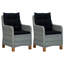 Chaise longue avec coussins 3 pièces Brundon-445863415