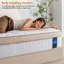 Matelas hybride moyen avec mousse de gel rafraîchissante avec ressorts ensachés certifiés Certipur-Us, soulagement de la pression, isolement du mouvement-774108839-801788392