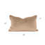 Oreiller en polyester 14 x 22 Qiviut Camel-116474356-116474360-116474359