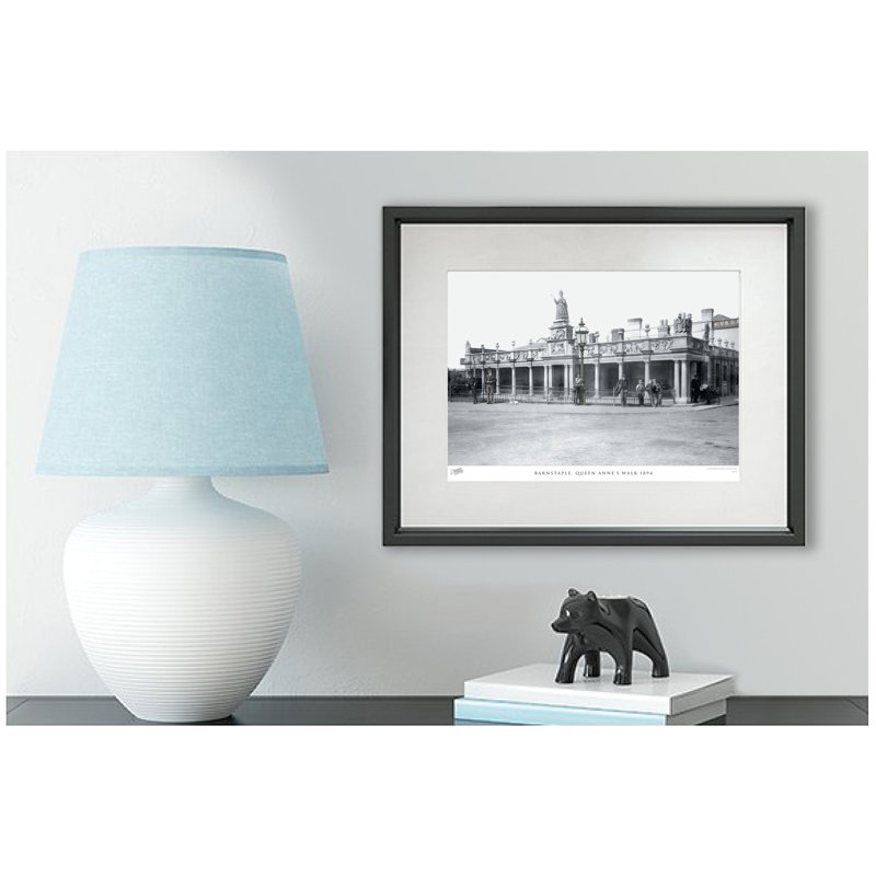 Barnstaple, Queen Anne's Walk 1894 - Single Picture Frame Print, 28cm H x 36cm W x 2.3cm D