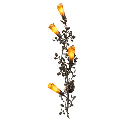 4 - Light Flush Mounted Sconce