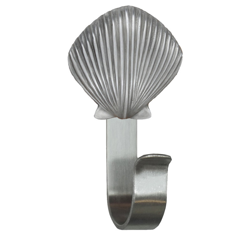 Single Robe Hook, Silver