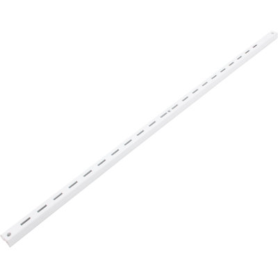 Single Track Shelf Standard, 60 Inches, White By Stone Harbor Hardware