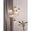 6 - Light Satin Gold Cluster Pendant