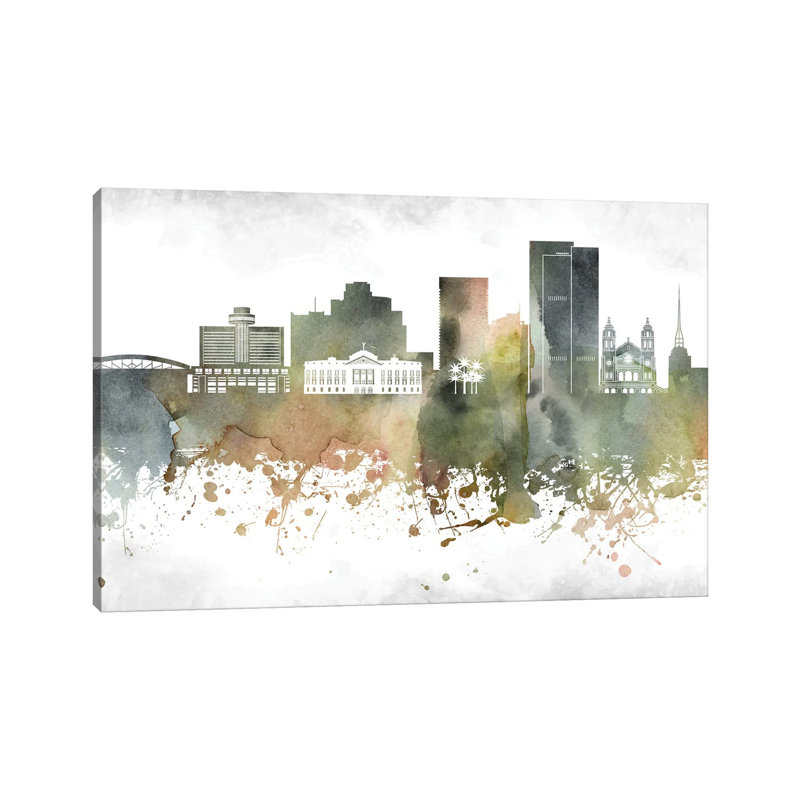 Phoenix Skyline by WallDecorAddict - Wrapped Canvas Print, 30.48cm H x 45.72cm W x 1.9cm D