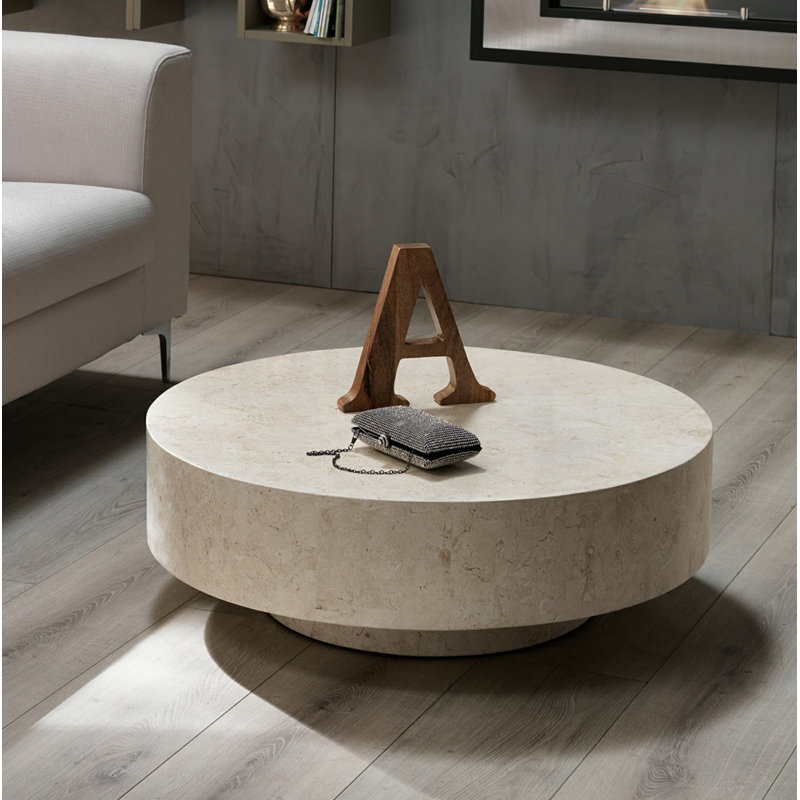 Barahona Solid Coffee Table, Beige