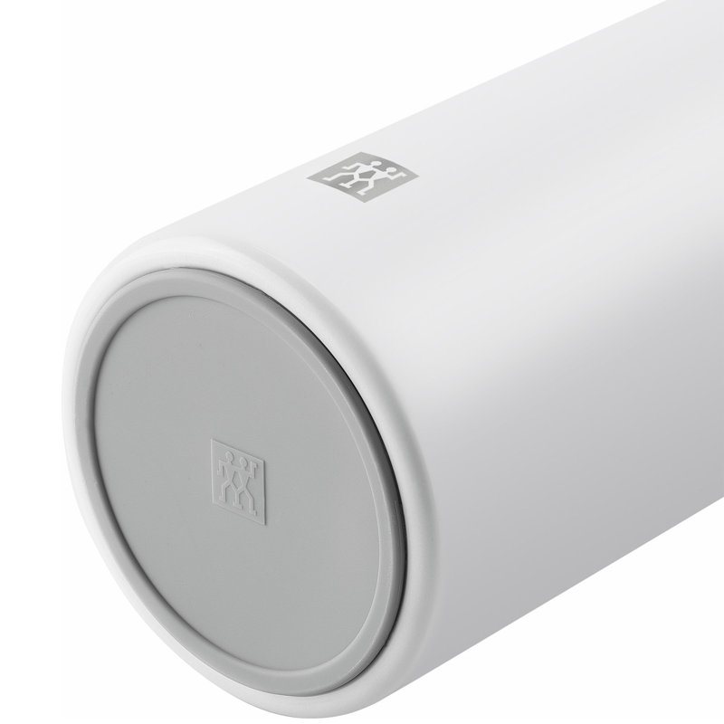 Zwilling Thermo 33.8 Oz Water Bottle, Silver/White