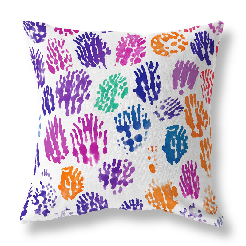 Coussin Artful Strokes, H 16 po x l 16 po, Broadcloth