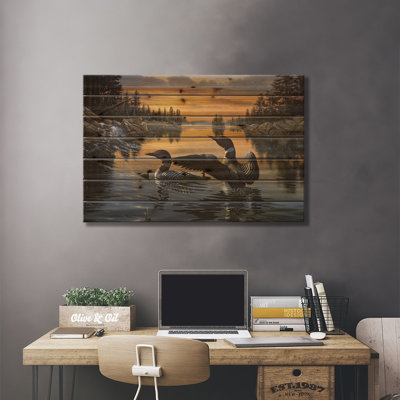 «Northern Silence» par Derk Hansen - impression sur bois sans cadre
