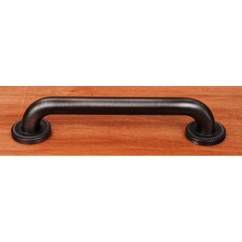 Barre d'appui à corde, l 12 po, Nickel vieilli