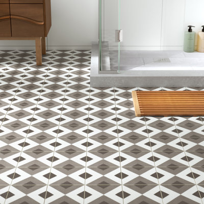 Encausto 8" x 8" Wall & Floor Tile