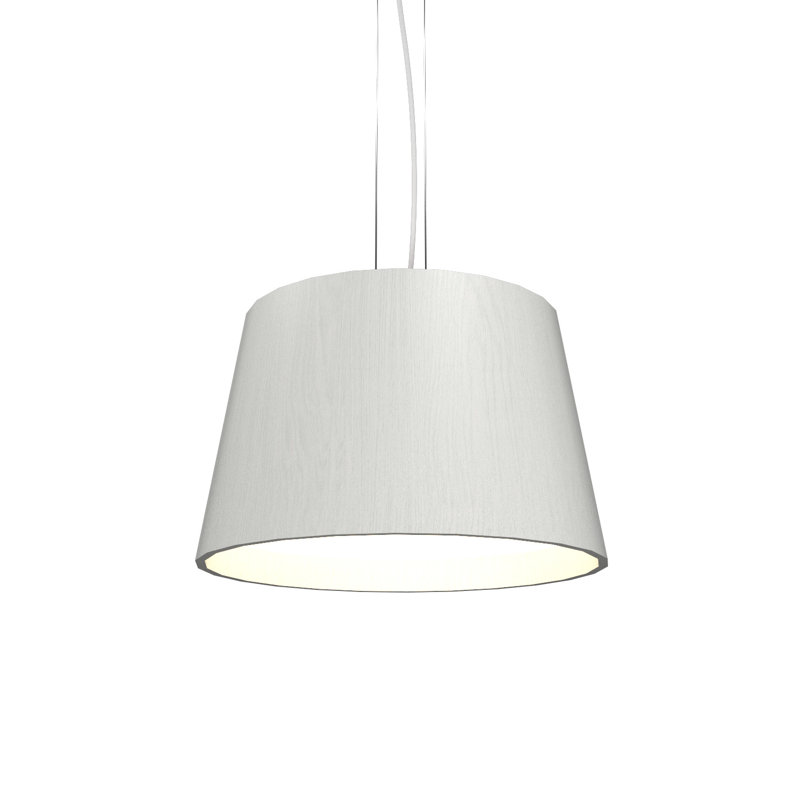 Luminaire suspendu conique Cônico, Blanc organique, Organic White