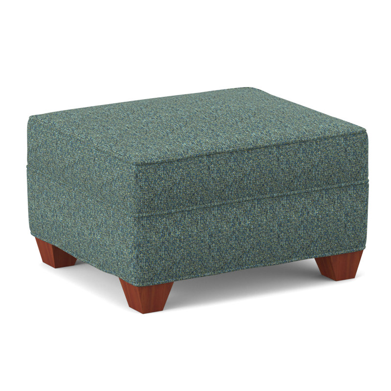 Repose-pieds rectangulaire large de 26 po Phillips, BM cerise, Connelly Peacock