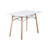 Dreda Solid Wood Base Dining Table-1948573117