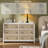 Cevat Rattan 6-Drawers Dresser,Thickened Curved Profile Design-1795716531