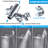 8 Inch Extra Large Rainfall Shower Head Swivel Extension Arm With Handheld Spray-62462859