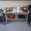 Table de travail de cuisine en acier inoxydable 24 * 60 pouces - Tablette réglable pour la maison et l'entreprise antirouille-1140398276