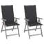 Chaise d'extérieur avec chaises inclinables d'extérieur en bois d'acacia massif-656670676-656670675