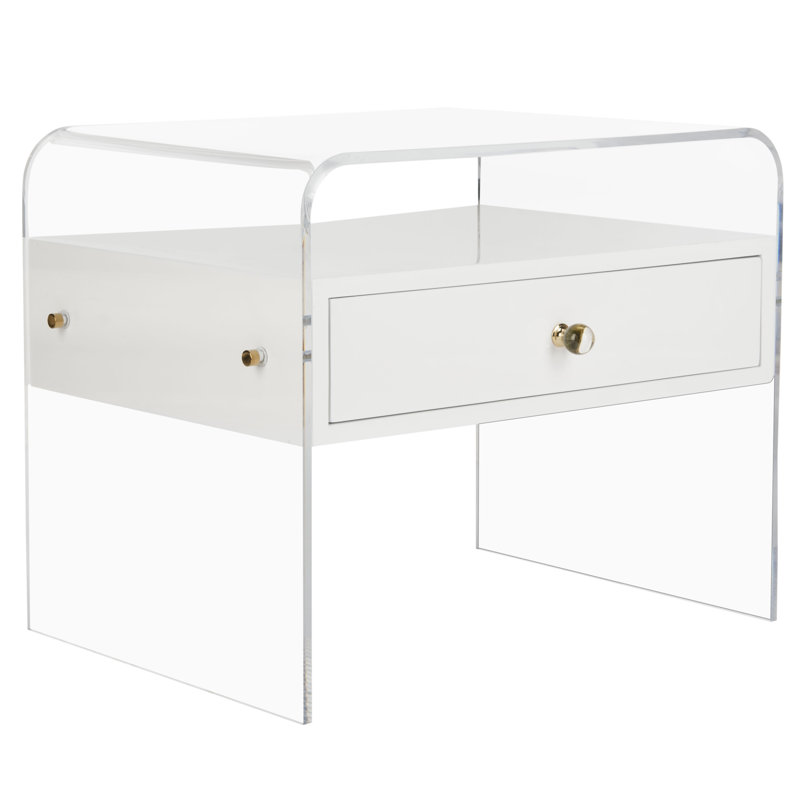 Dewitt lucite table de fin