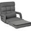 Fauteuil-lit peu encombrant, gris, réglable, lit supplémentaire convertible, gris, confort