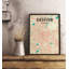 Denver City Map - Unframed Print-24705325