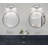  Tecumseh Iron/Glass schoolhouse LED Vanity Light-865946481