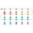 Junyi 50' Outdoor LED 15 - Bulb Standard String Light