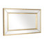 47 x 79, miroir carré doré