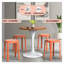 Tabouret rond en plastique empilable Alysoun-809252013