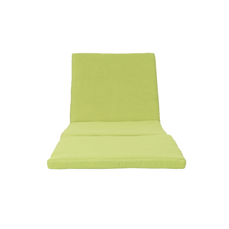 Coussin de chaise longue d'extérieur, Vert