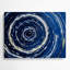 Space Star, photographie d'art mural en métal bleu