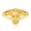 NANTUCKET OVAL CUT OUT KNOB SATIN GOLD FINISH