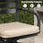 29'' Swivel Aluminum Outdoor Bar Stool with Removable Sunbrella Cushion (Set of 4)-2136839107
