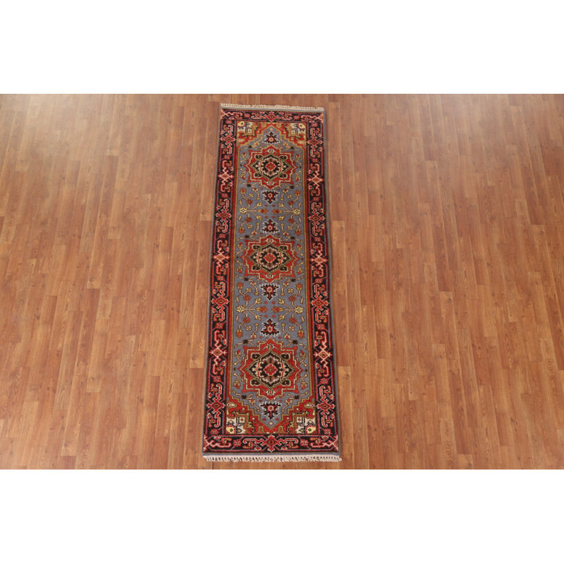Tapis de couloir oriental géométrique 3x8
