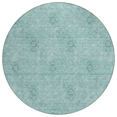 Leis Floral Indoor Rug