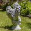 Darise Sitting and Praying Child Angel Magnesium Garden Statue-401160575