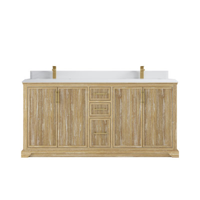 Ensemble de meuble-lavabo double 72 po Emuel