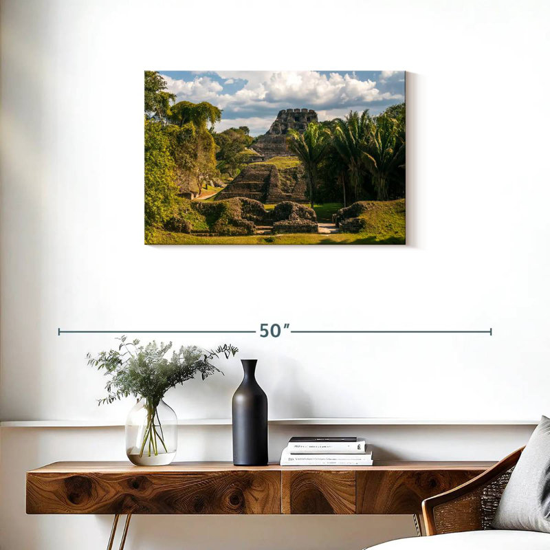 Ravi Xunantunich Mayan Ruins, 20" H x 30" W