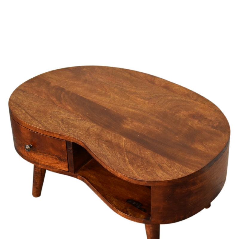 Table basse Artisan Furniture, H 13,8 po x L 27,6 po x l 15,75 po, Châtaigne