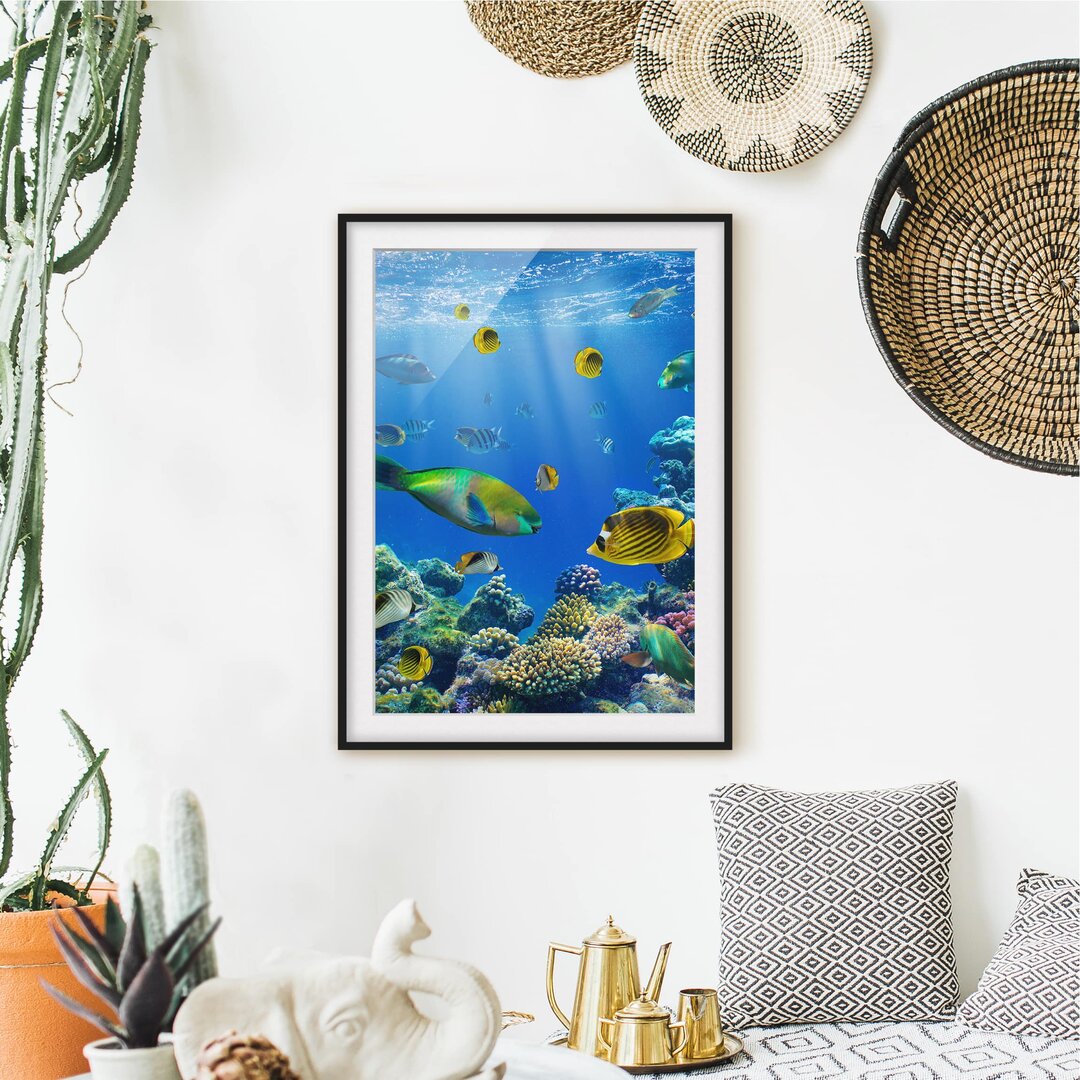 Gerahmtes Poster Underwater Lights