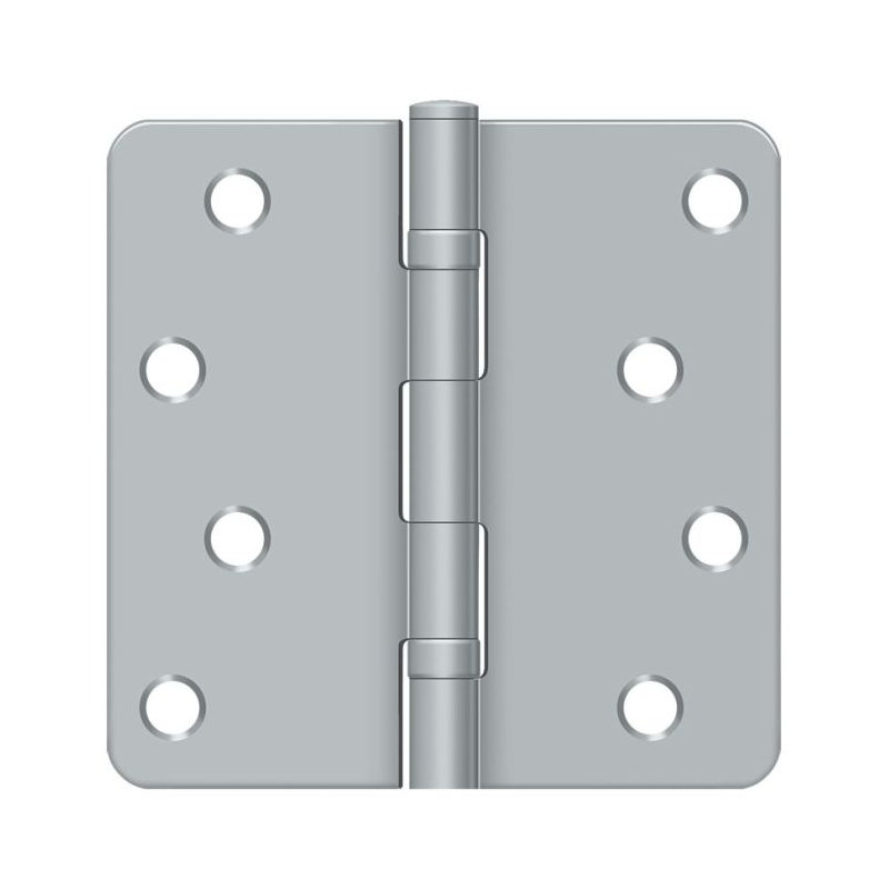 Steel Hinge, Brushed Chrome