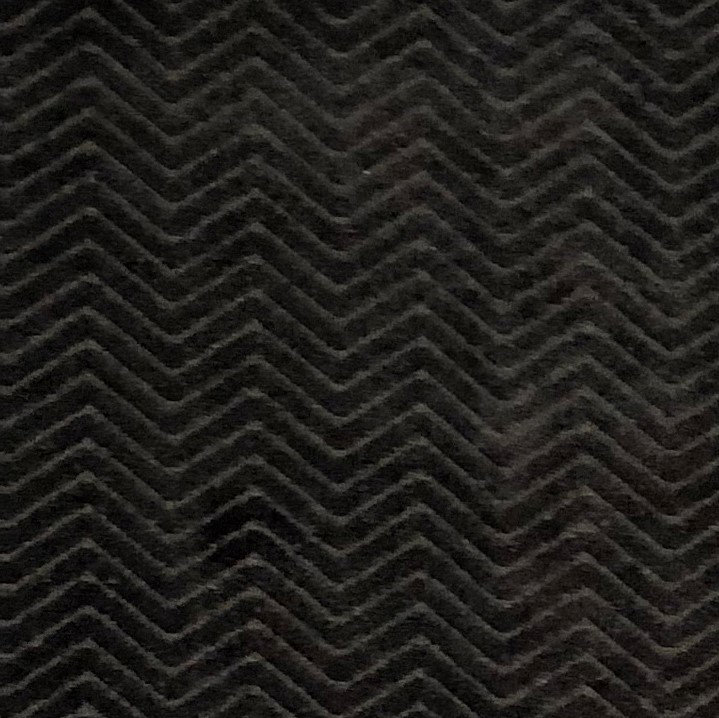 Moon Chevron Reversible Throw Pillow, 22" x 22", Black