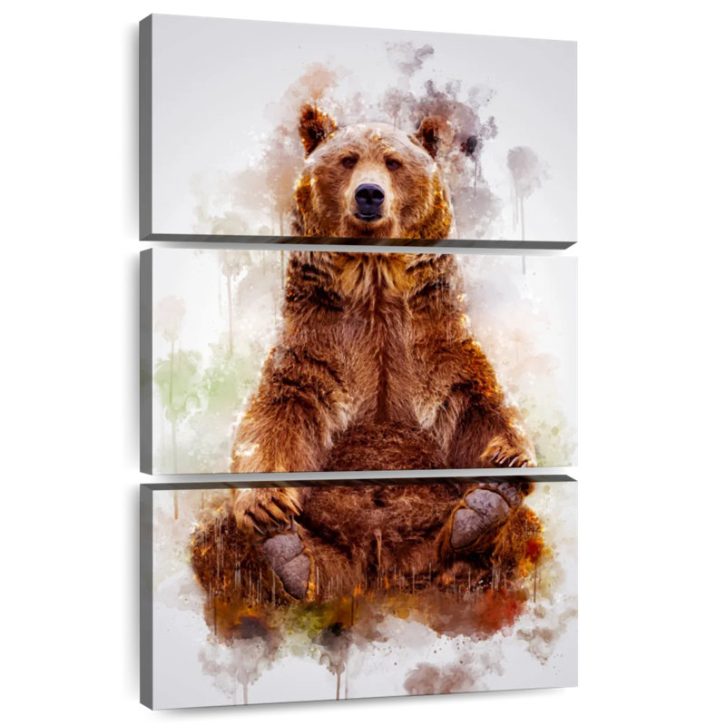 Brown Bear Sitting, 45" H x 28" W