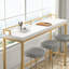 Console de canapé moderne, table d'entrée étroite et longue pour canapé, couloir et salon, structure en métal durable