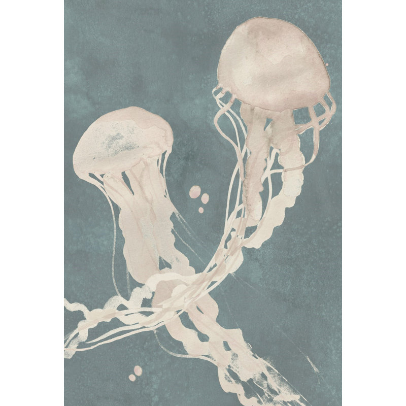 Jellyfish Dance II - Wrapped Canvas Print, 76cm H x 51cm W 