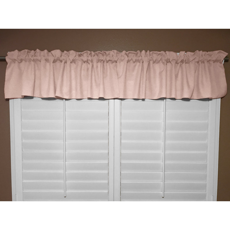 Cantonnière sur mesure l 58 po Pastorella, L 58 po x L 14 po, Rosé