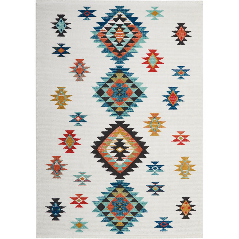 Bazemore Southwestern Area Rug, Rectangle 201 x 292cm