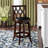 Harold Swivel Upholstered Counter Stool with Solid Wood Frame-570452279-570452265